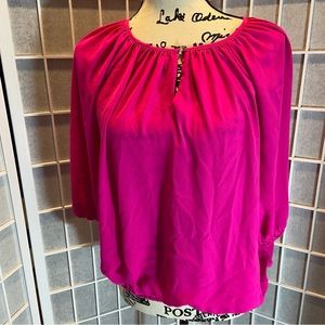Vince Camuto Size XS Pink Blouse 3/4 Sleeve